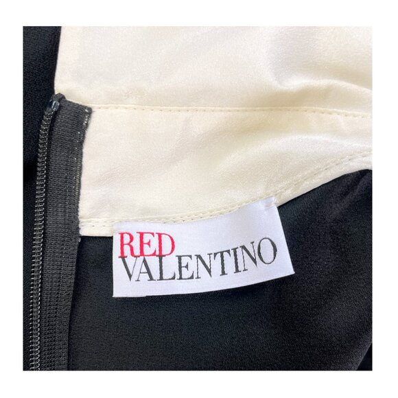 Red Valentino black dress with white collar, size 6 - Picture 3 of 3